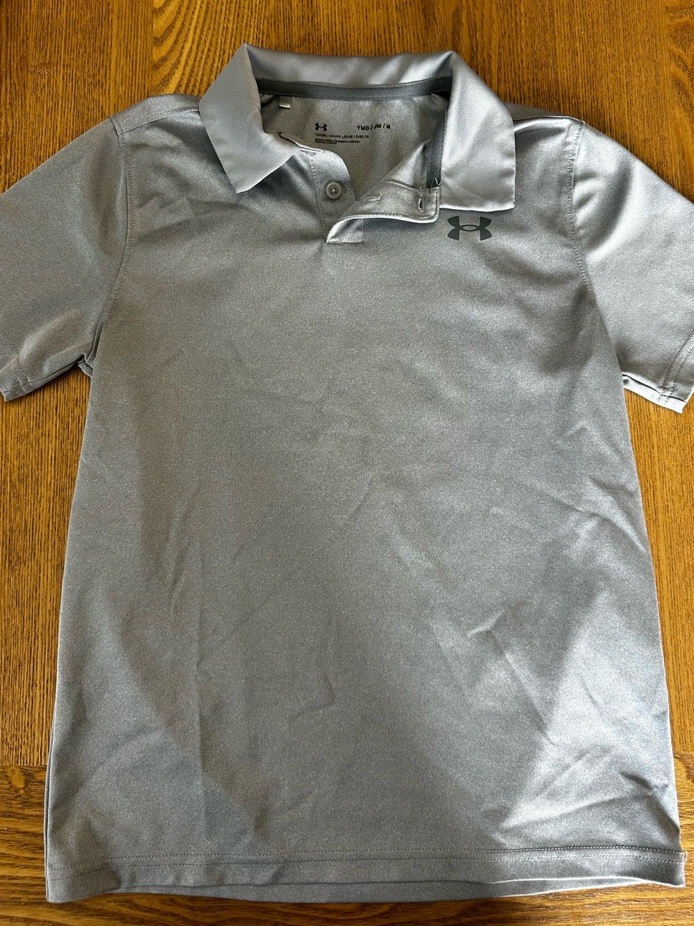 Under Armour Boys Grey Performance Polo Shirt